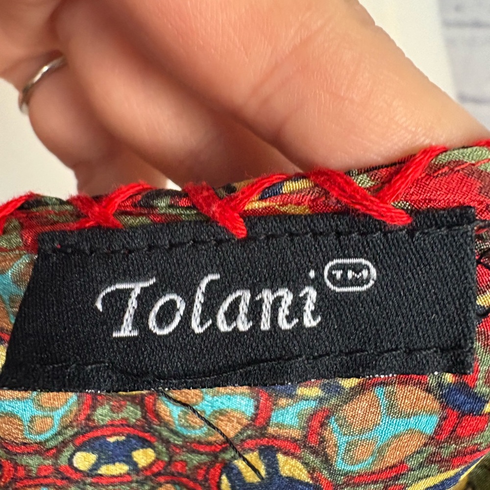 Tolani silk tunic Dress size M - Picture 8 of 8